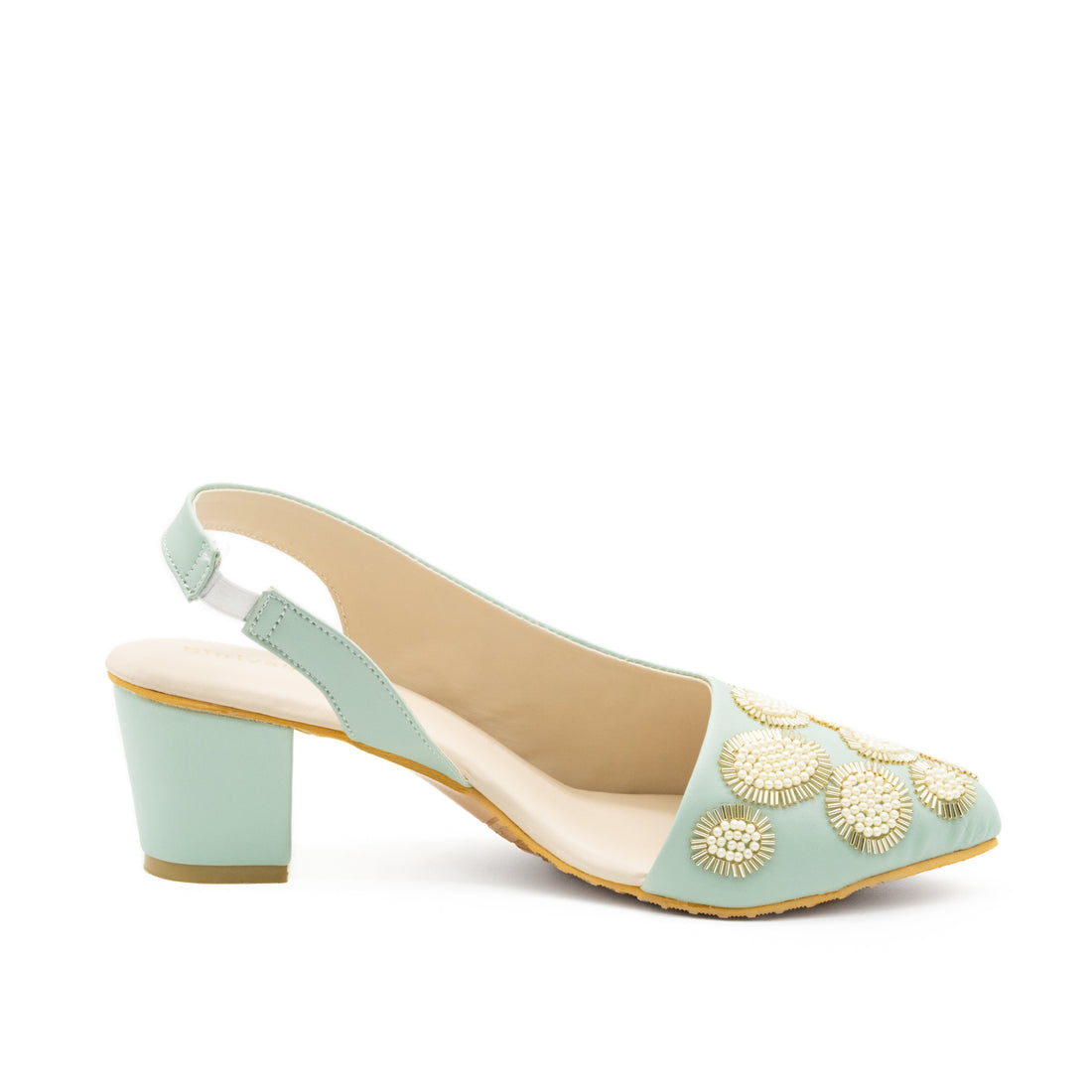 Coral - Mint green