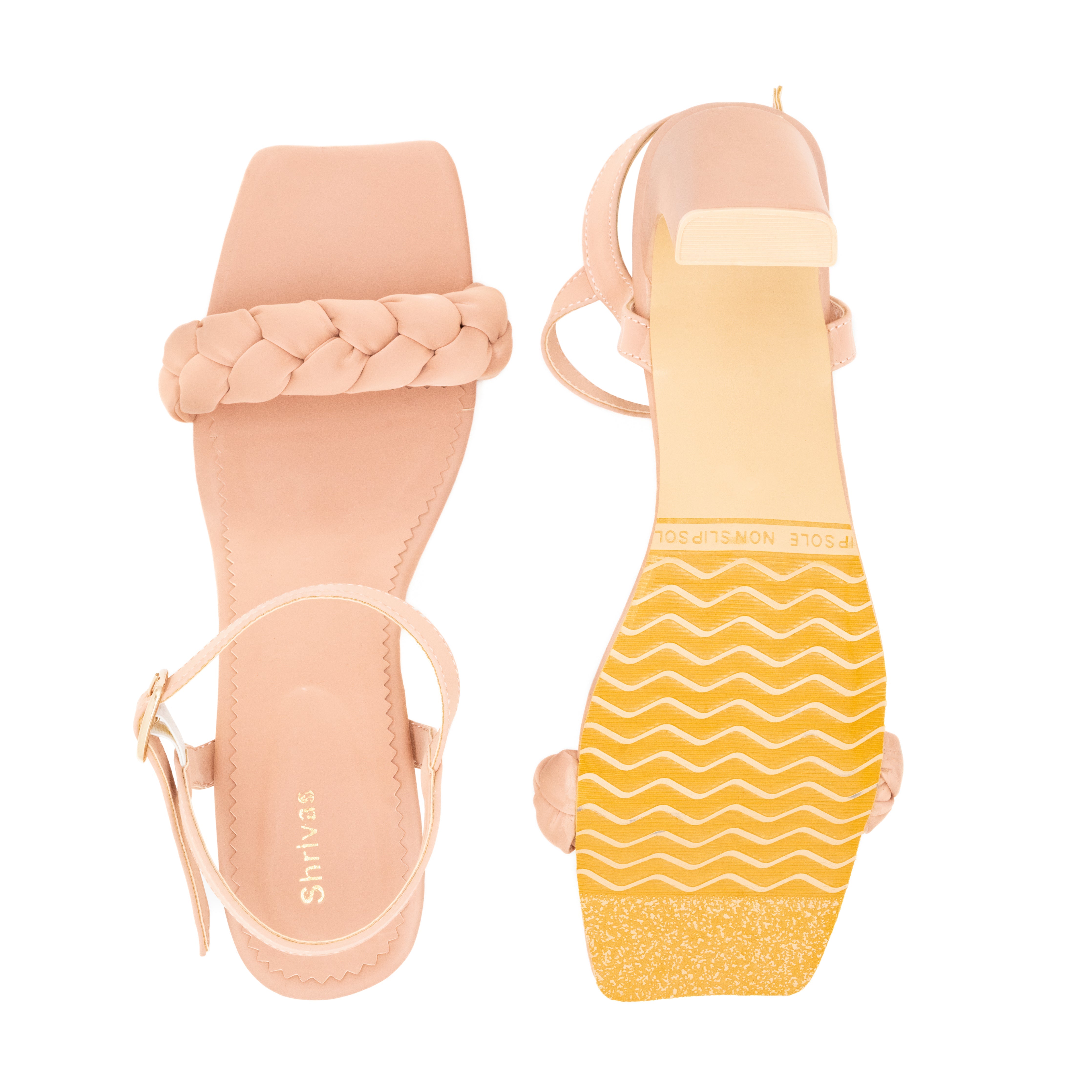 Braided- peach