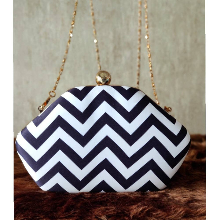 White Printed  Metal evening Clutch handbags | Evening clutches | Indian art bags | Gift for girlfriend| Gift for sister | Birthday gift